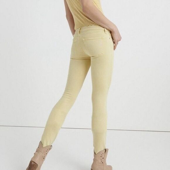 Lucky Brand Lolita Crop Jeans Yellow Size 8/29 - Picture 11 of 12